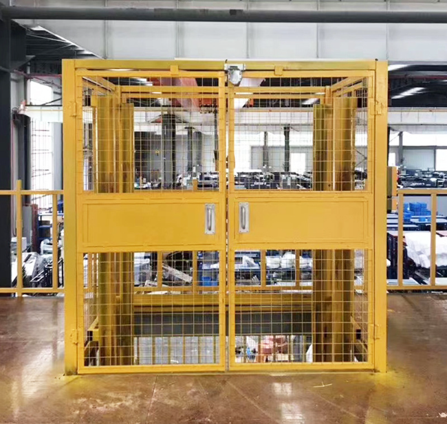 滨州智能导轨式升降机亮相